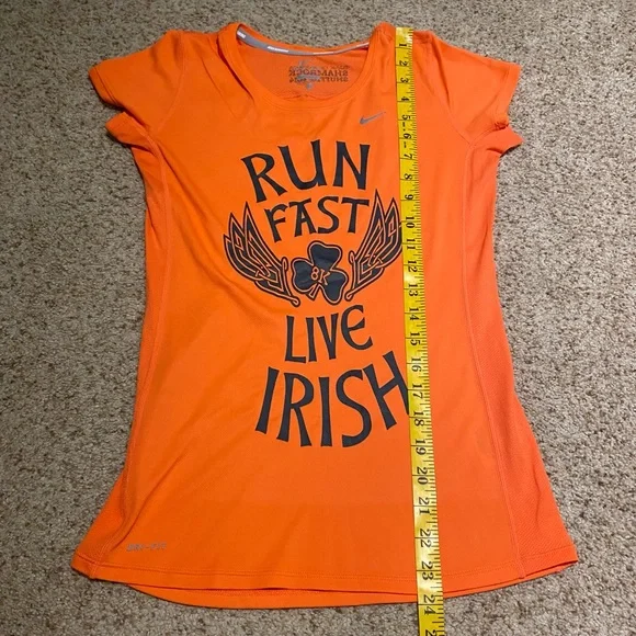 Nike Dri-fit Run fast Live Irish shamrock shirt size XS - Picture 4 of 9